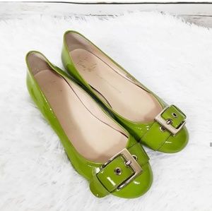 Franco Sarto patent leather flats